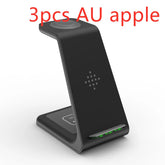 3 In 1 Fast Charging Station Wireless Charger Stand Wireless Quick Charge Dock For Phone Holder Now and Later