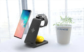 3 In 1 Fast Charging Station Wireless Charger Stand Wireless Quick Charge Dock For Phone Holder Now and Later