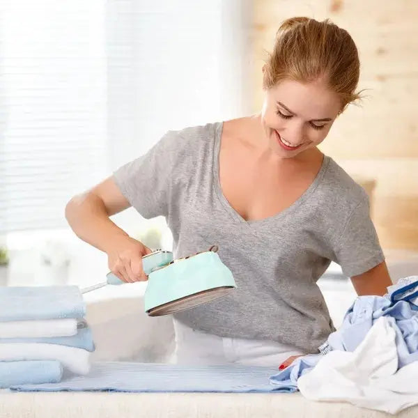 1200W Foldable Handheld Clothes Iron Steamer With Wet Dry Ironing Mode Portable Garment Steamer Travel Clothing Wrinkles Remover With Temperature Display Now and Later