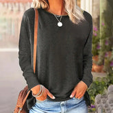 Basic Solid Color Women&