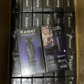 Kemei 2299 Barber Cordless Hair Trimmer 0mm Zero Gapped Carving Clipper Detailer Professional Electric Finish Cutting Machine Now and Later