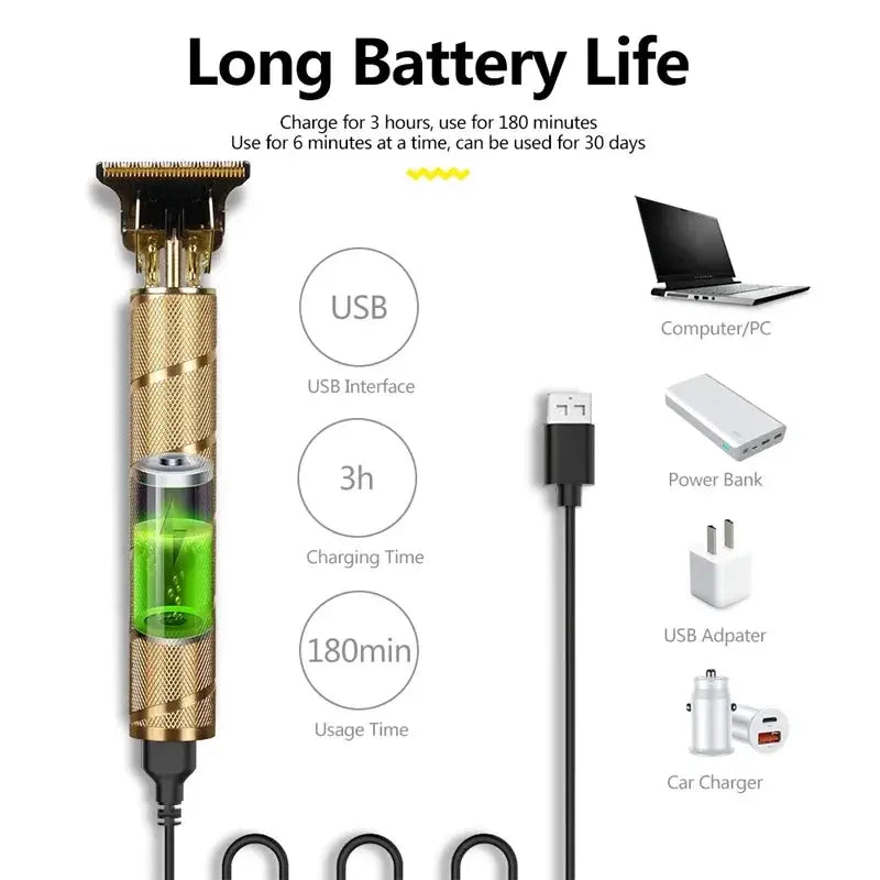 Kemei Electric Hair Trimmer for Men Electric Shaver Professional Men&