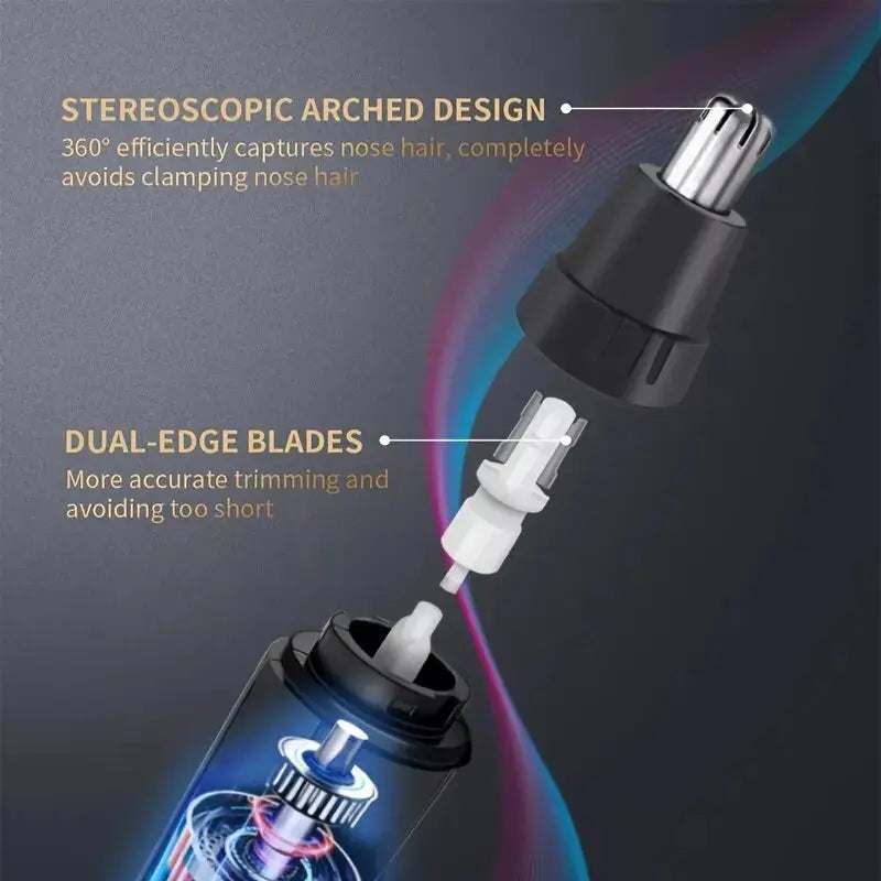 Electric Nose Hair Trimmer Implement Shaver Clipper Men Women Ear Neck Eyebrow Trimmer Shaver Man Clean Trimer Razor Remover Kit Now and Later
