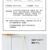 Bohemian with Hand Ceremony Woven Rope Wood Wall Decoration Simple Home Living Room Homestayings Kawaii Room Decor Now and Later