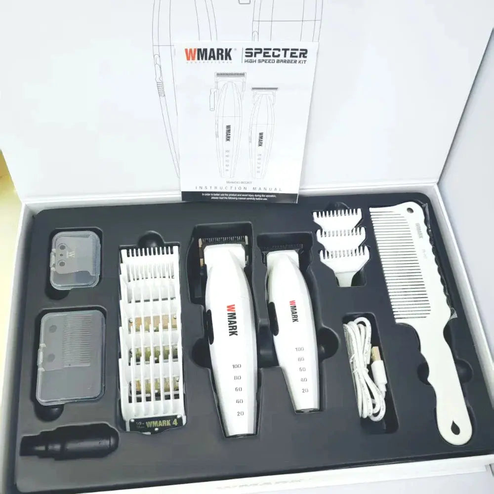 New ELETRIC HAIR TRIMMER,WMARK NG-8632KIT Professional Hair Cutter Kit for Men  DLC POWDER METALLLURGY BLADE Now and Later