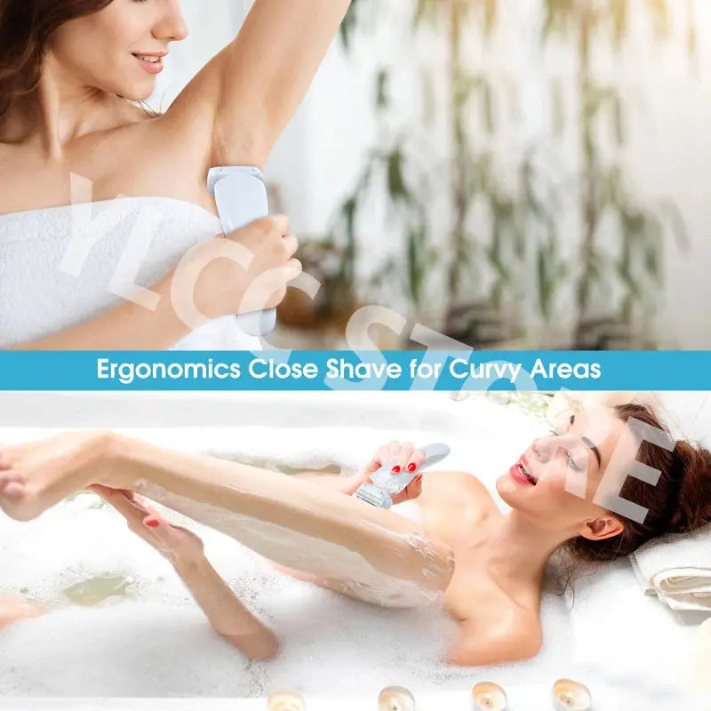 Electric Razors for Women 2 In 1 Bikini Trimmer Face Shavers Hair Removal for Underarms Legs Ladies Body Trimmer IPX7 Waterproof Now and Later