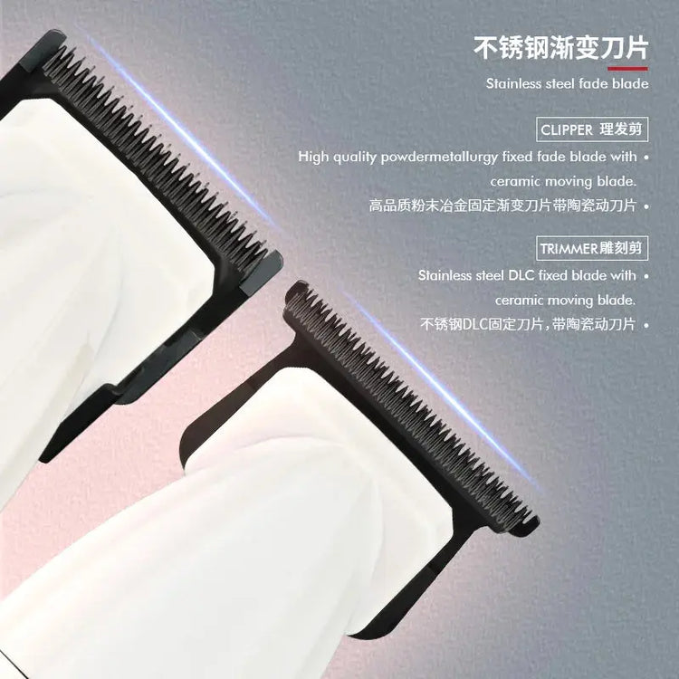 New ELETRIC HAIR TRIMMER,WMARK NG-8632KIT Professional Hair Cutter Kit for Men  DLC POWDER METALLLURGY BLADE Now and Later