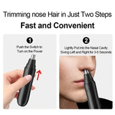 Electric Nose Hair Trimmer Implement Shaver Clipper Men Women Ear Neck Eyebrow Trimmer Shaver Man Clean Trimer Razor Remover Kit Now and Later