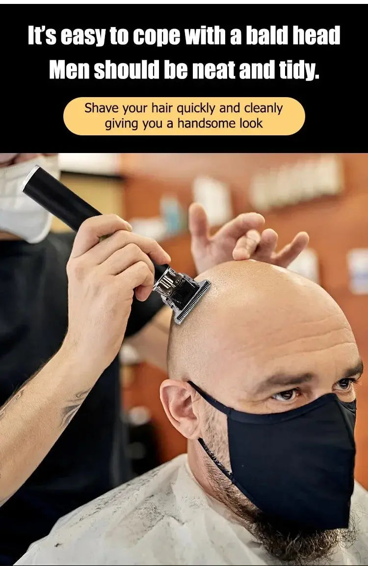 Electric Hair Cutting Machine Vintage T9 Clipper Hair Rechargeable Man Shaver Trimmer For Men&