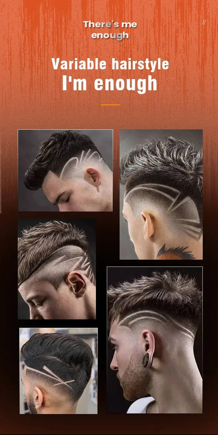 Kemei Hair Trimmer Hair Clipper Professional Barber Trimmer Electric Shaver Hair Cutting Machine Rechargeable Trimmer Men KM-658 Now and Later