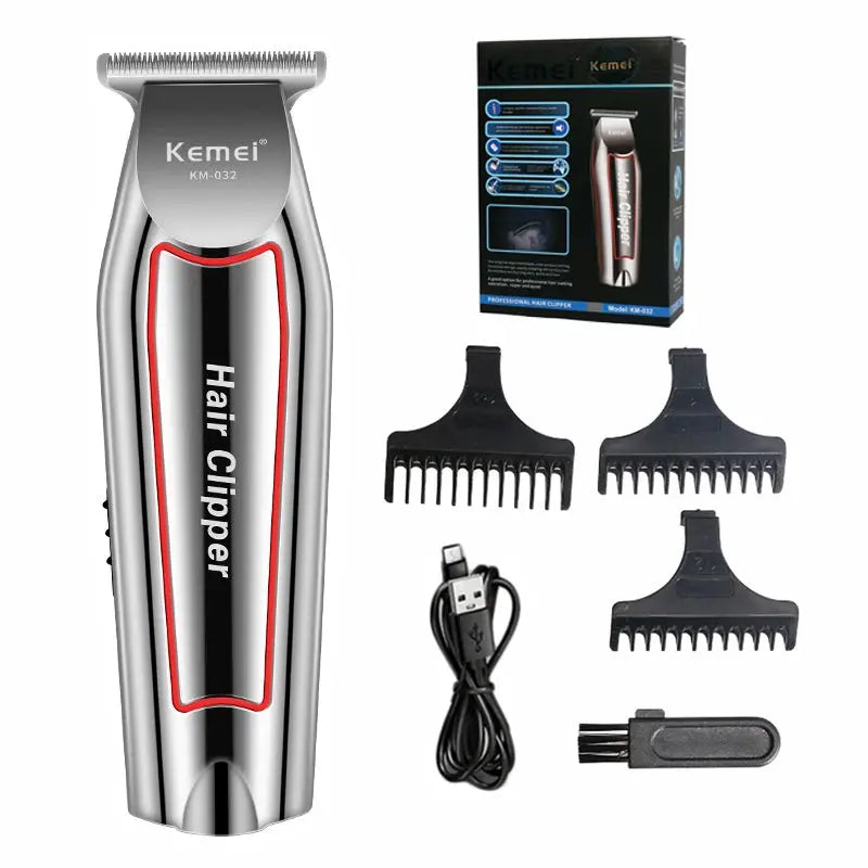 Kemei Hair Trimmer Electric Beard Trimmer For Men Hair Clipper Hair Cutter Machine Haircut Grooming Kit Now and Later