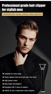 Electric Hair Cutting Machine Vintage T9 Clipper Hair Rechargeable Man Shaver Trimmer For Men&