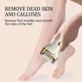 Electric foot trimmer is used to remove dead skin repair feet and remove calluses on the feet 2 grinding heads Now and Later
