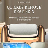 Electric foot trimmer is used to remove dead skin repair feet and remove calluses on the feet 2 grinding heads Now and Later