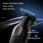 Kemei 2299 Barber Cordless Hair Trimmer 0mm Zero Gapped Carving Clipper Detailer Professional Electric Finish Cutting Machine Now and Later