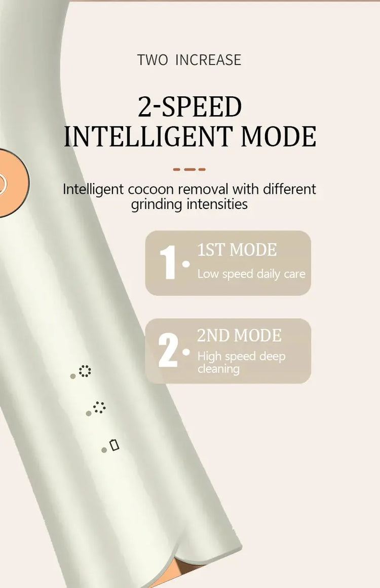 Electric foot trimmer is used to remove dead skin repair feet and remove calluses on the feet 2 grinding heads Now and Later