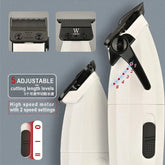 New ELETRIC HAIR TRIMMER,WMARK NG-8632KIT Professional Hair Cutter Kit for Men  DLC POWDER METALLLURGY BLADE Now and Later