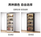 Home Furniture Wooden Custom Bookshelf Partition Decorative Storage Cabinet Wooden Bookshelf Bookcases & Bookshelves Shelf stora Now and Later