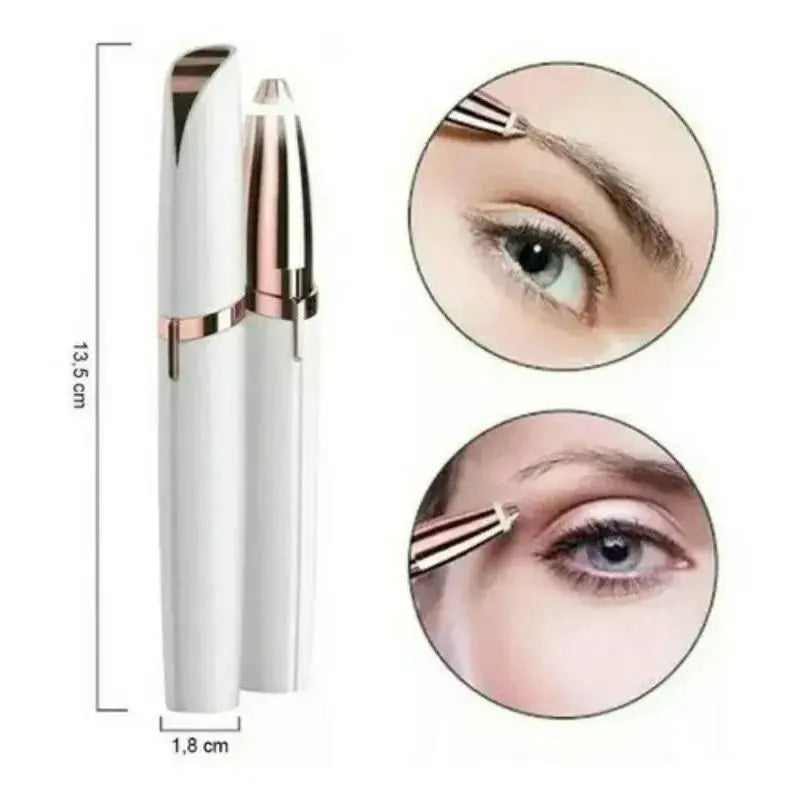 Electric Eyebrow Trimmer Electric Face Eyebrow Hair Trimmer Mini Portable Women Body Shaver Remover Blade Eye Rechargeable Now and Later