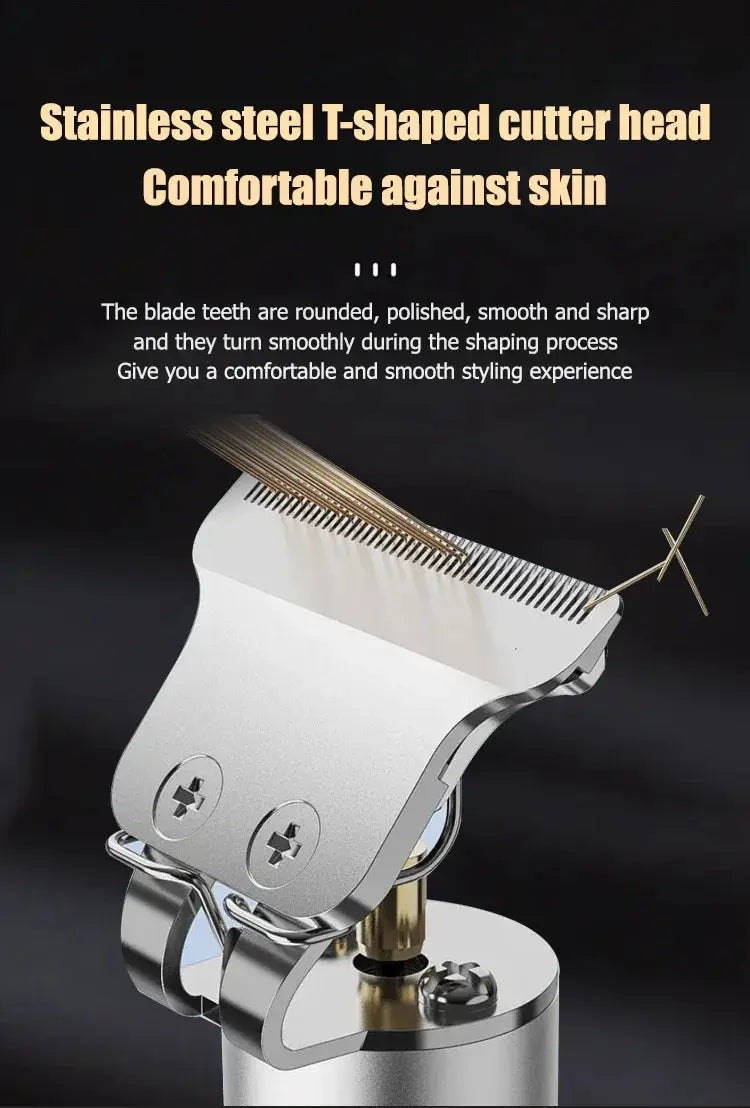 Electric Hair Cutting Machine Vintage T9 Clipper Hair Rechargeable Man Shaver Trimmer For Men&