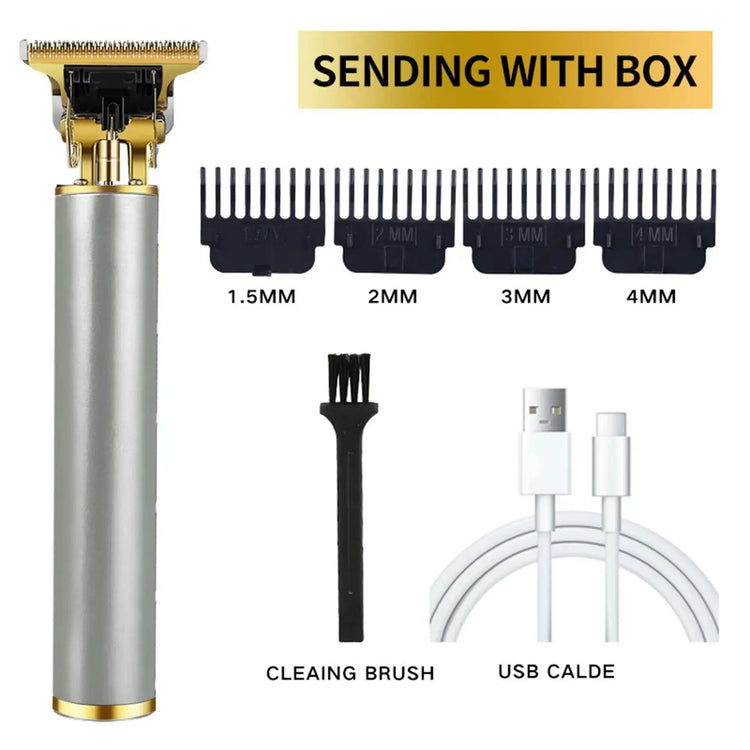 Electric Hair Cutting Machine Vintage T9 Clipper Hair Rechargeable Man Shaver Trimmer For Men&