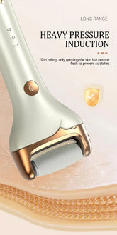 Electric foot trimmer is used to remove dead skin repair feet and remove calluses on the feet 2 grinding heads Now and Later