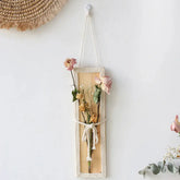 Bohemian with Hand Ceremony Woven Rope Wood Wall Decoration Simple Home Living Room Homestayings Kawaii Room Decor Now and Later