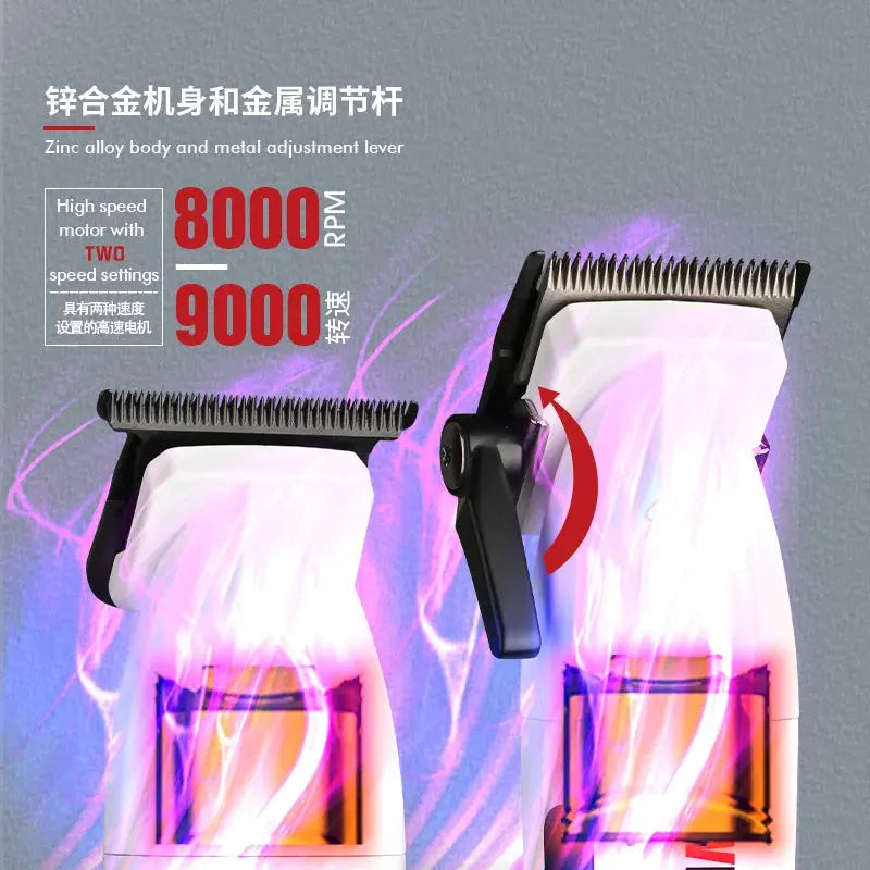 New ELETRIC HAIR TRIMMER,WMARK NG-8632KIT Professional Hair Cutter Kit for Men  DLC POWDER METALLLURGY BLADE Now and Later