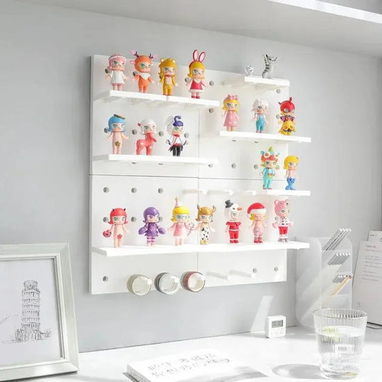 Home Decor Wall Shelves Decoration Hole Board Wall Storage Rack Storage Shelf Kitchen Bedroom Hanging Wall Shelves Wall Decor Now and Later