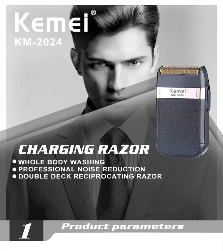Kemei Electric Hair Trimmer for Men Electric Shaver Professional Men&