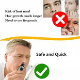 Electric Trimmer for Ear Nose Neck Eyebrow Hair Removal Shaver for Men and Women Portable Grooming Tool Now and Later