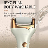 Electric foot trimmer is used to remove dead skin repair feet and remove calluses on the feet 2 grinding heads Now and Later