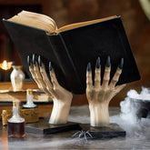 Halloween Bookends Decor Gothic Home Decor Bookends Shelves Unique Scary Monster Hand Book Ends Spooky Halloween Room Decor Now and Later