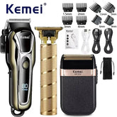 Kemei Electric Hair Trimmer for Men Electric Shaver Professional Men&