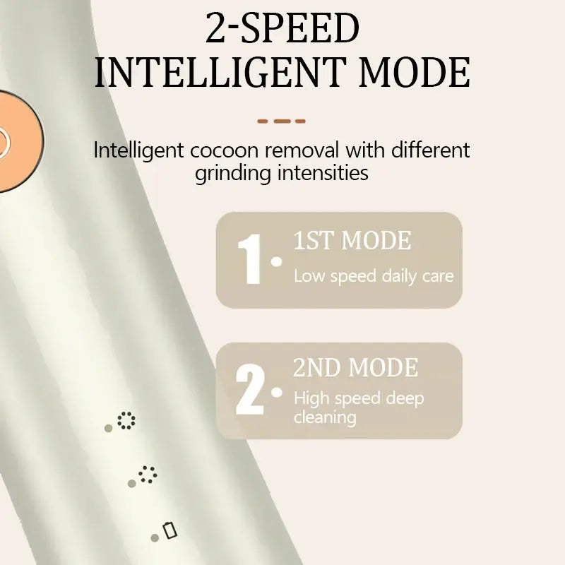 Electric foot trimmer is used to remove dead skin repair feet and remove calluses on the feet 2 grinding heads Now and Later