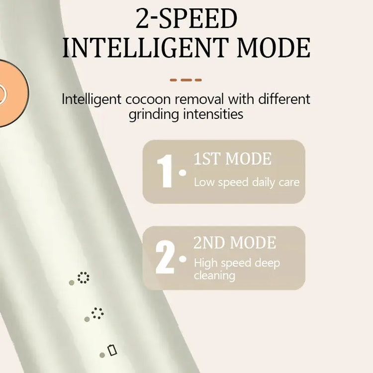 Electric foot trimmer is used to remove dead skin repair feet and remove calluses on the feet 2 grinding heads Now and Later