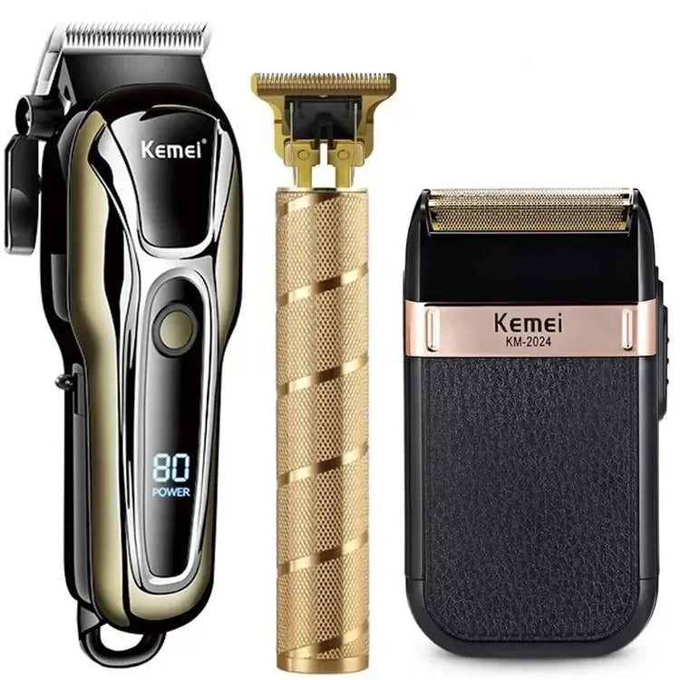 Kemei Electric Hair Trimmer for Men Electric Shaver Professional Men&