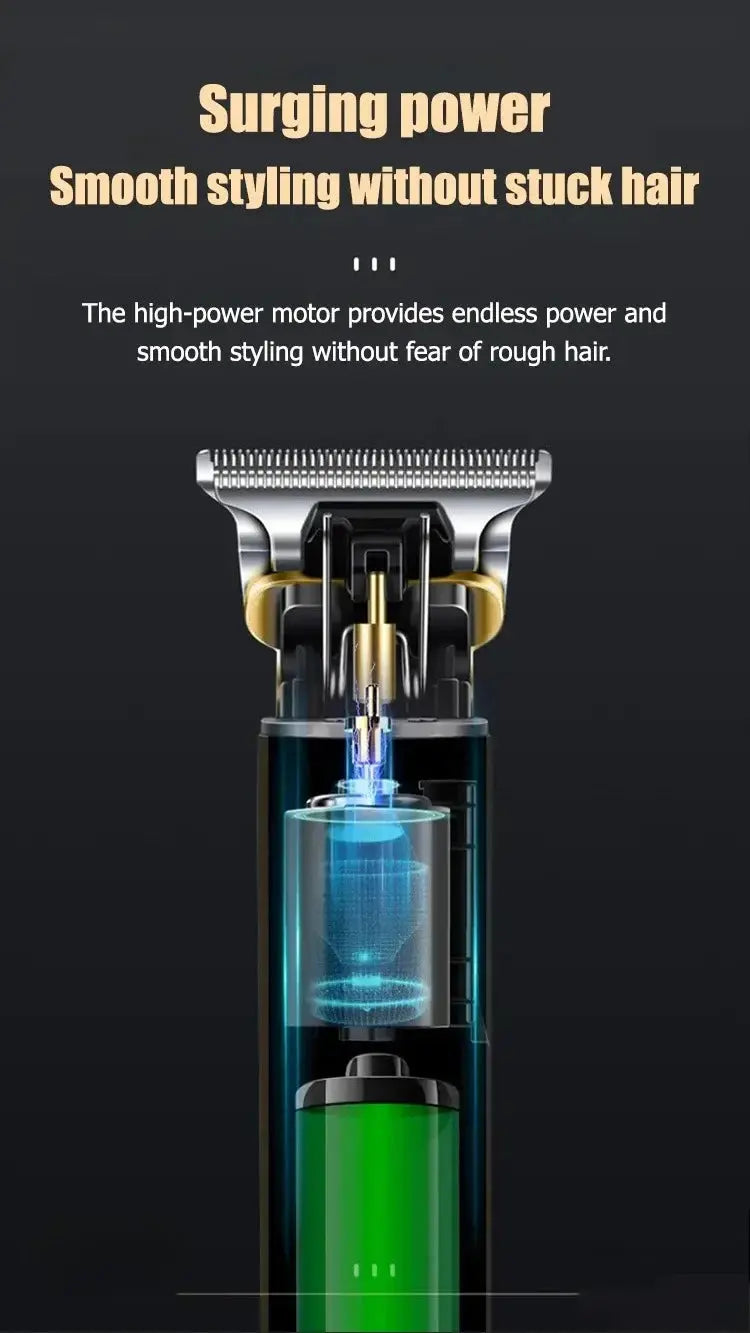 Electric Hair Cutting Machine Vintage T9 Clipper Hair Rechargeable Man Shaver Trimmer For Men&