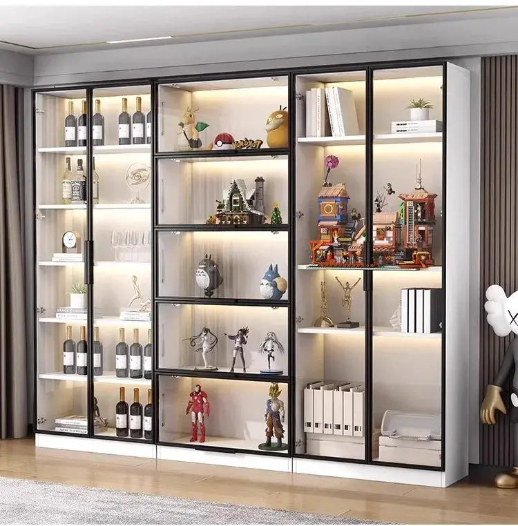 Home Furniture Wooden Custom Bookshelf Partition Decorative Storage Cabinet Wooden Bookshelf Bookcases & Bookshelves Shelf stora Now and Later