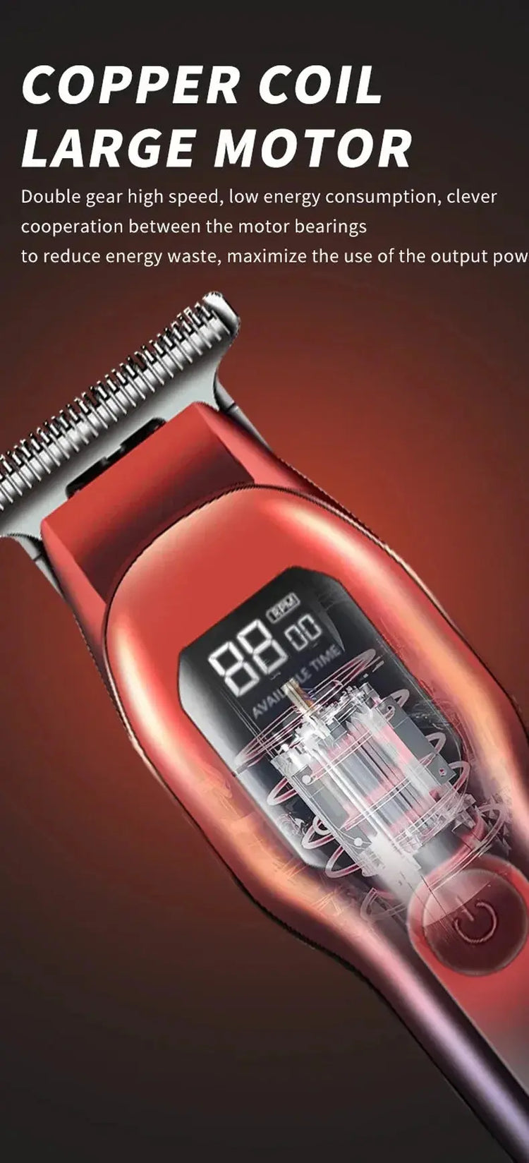 Electric Hair Trimmer Shaver Home Trimmers for Men Hair Clipper Professional Rechargeable Shavers Barber Hair Cutting Machine Now and Later