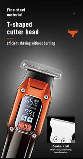 Kemei Hair Trimmer Hair Clipper Professional Barber Trimmer Electric Shaver Hair Cutting Machine Rechargeable Trimmer Men KM-658 Now and Later