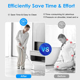 1Set Electric Spin Scrubber Cordless Rechargeable Telescopic Cleaning Brush 6 Replaceable Heads 2 Speed Adjustable Extension Arm Bathroom Tub Tile Floor Now and Later